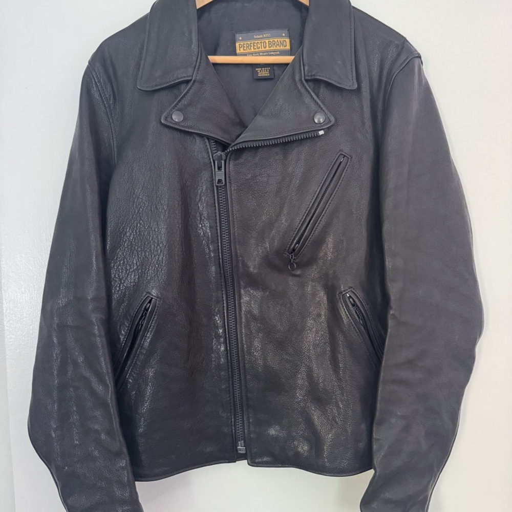 Schott Raven Black Leather Jacket